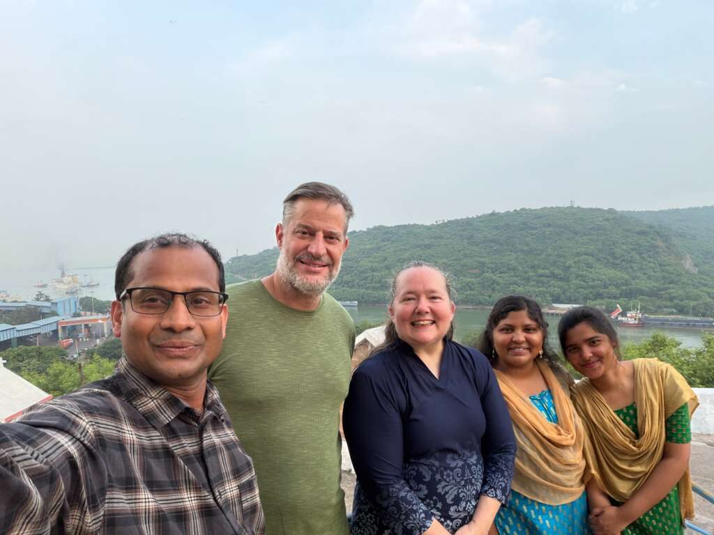 Ravi Mandadi with community and civic leaders