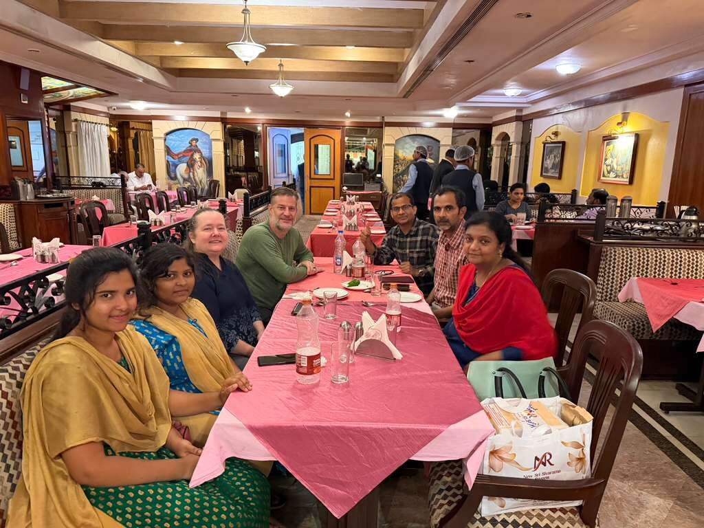 Ravi Mandadi with community and civic leaders