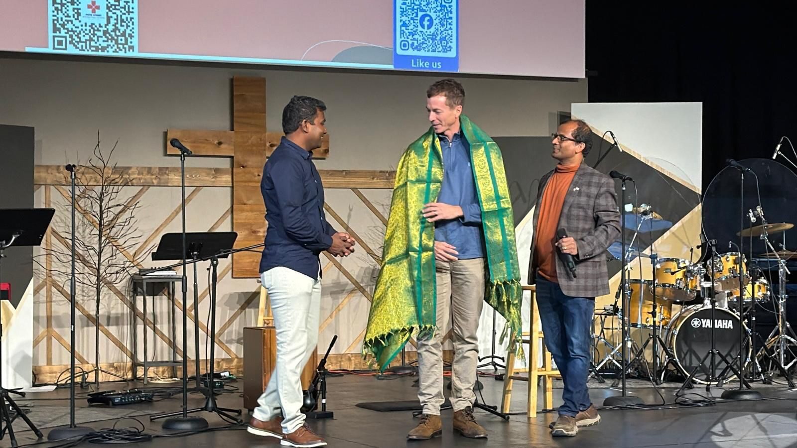 Ravi Mandadi with community and civic leaders