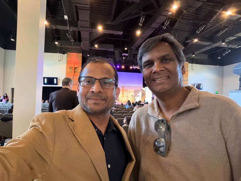 Ravi Mandadi with community and civic leaders