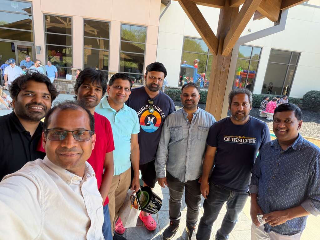 Ravi Mandadi with community and civic leaders