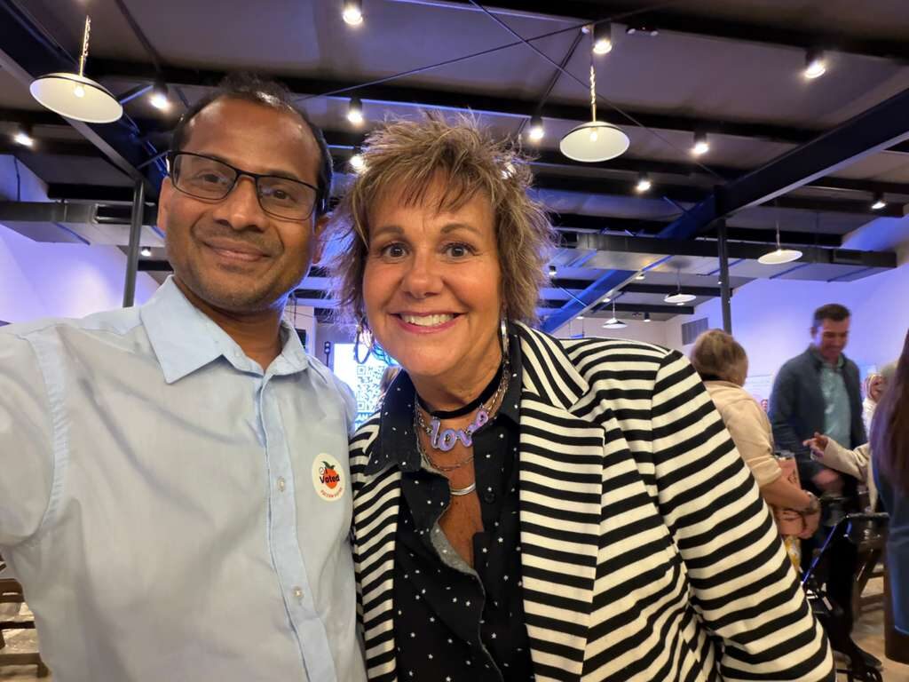 Ravi Mandadi with community and civic leaders