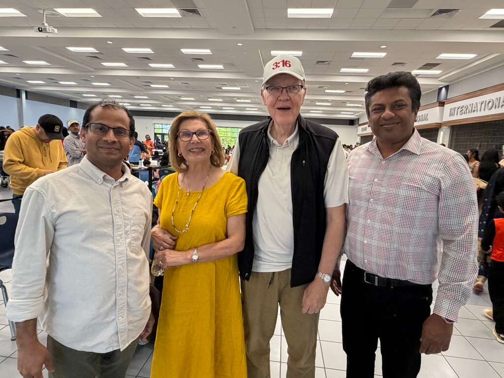 Ravi Mandadi with community and civic leaders