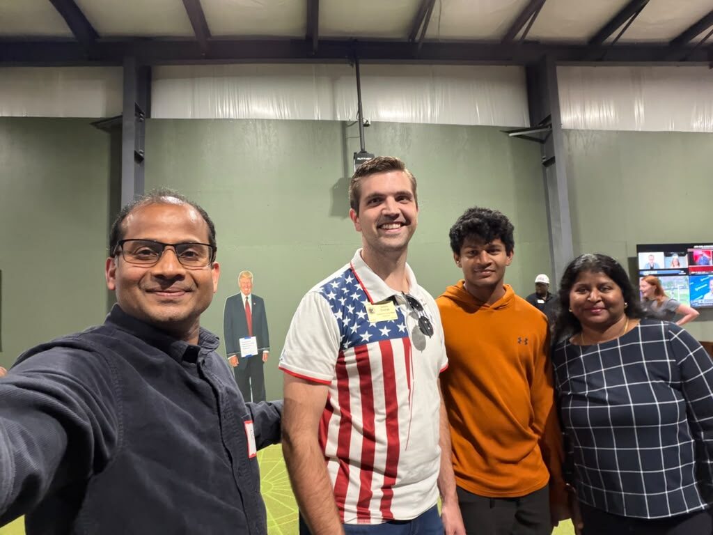 Ravi Mandadi with community and civic leaders