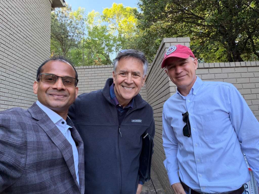 Ravi Mandadi with community and civic leaders