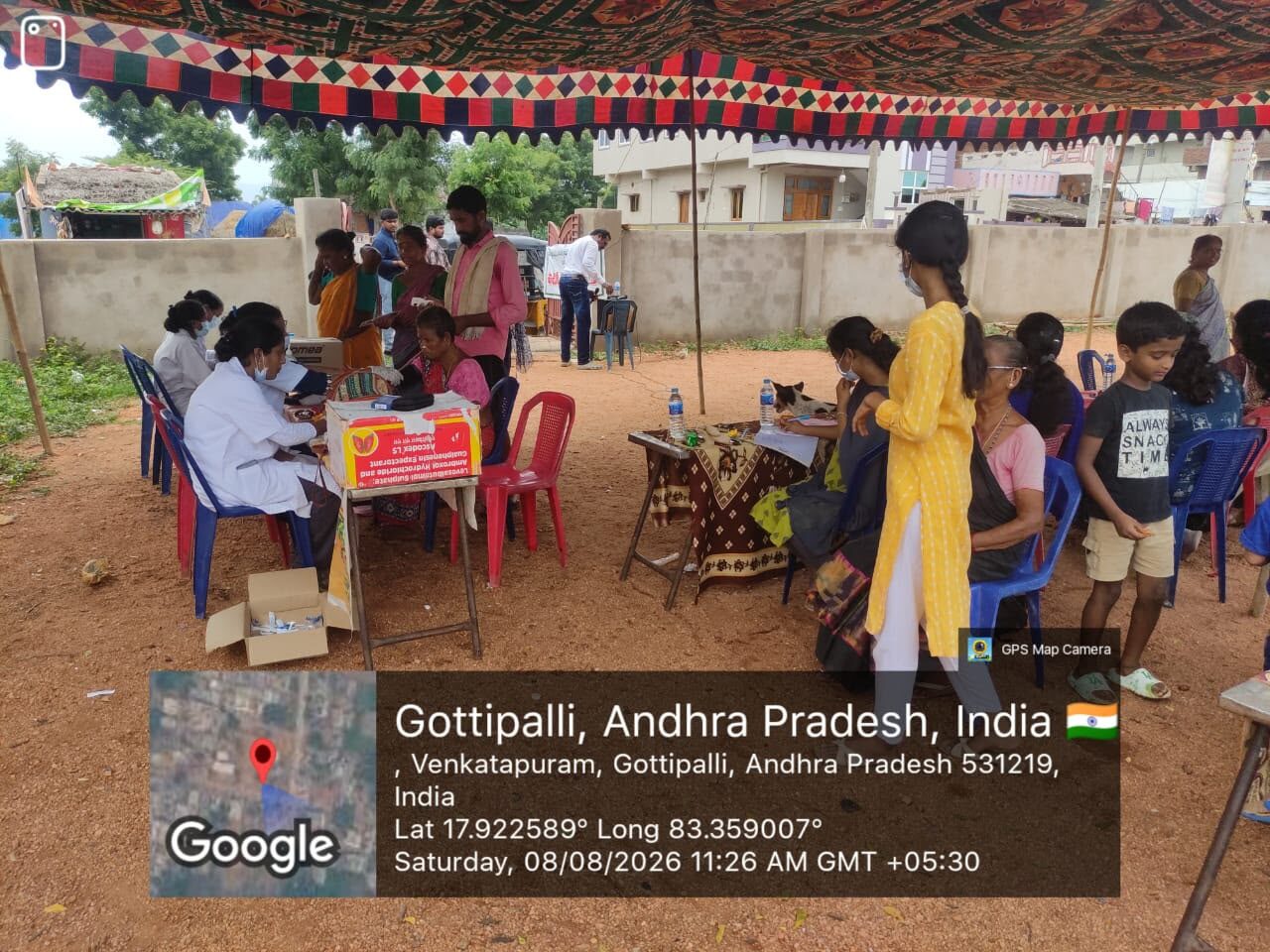 Ravi Mandadi with community and civic leaders