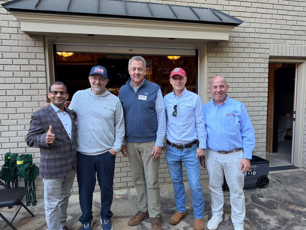 Ravi Mandadi with community and civic leaders