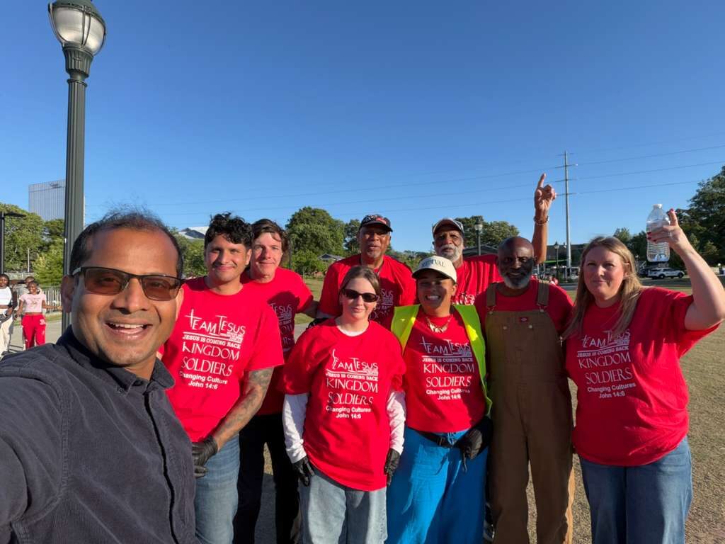 Ravi Mandadi with community and civic leaders