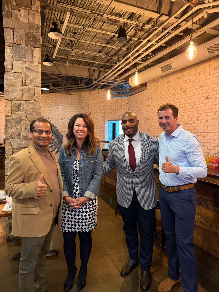 Ravi Mandadi with community and civic leaders