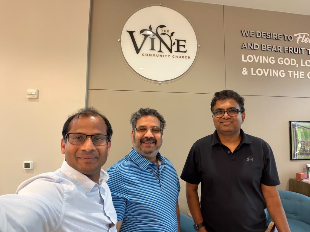 Ravi Mandadi with community and civic leaders