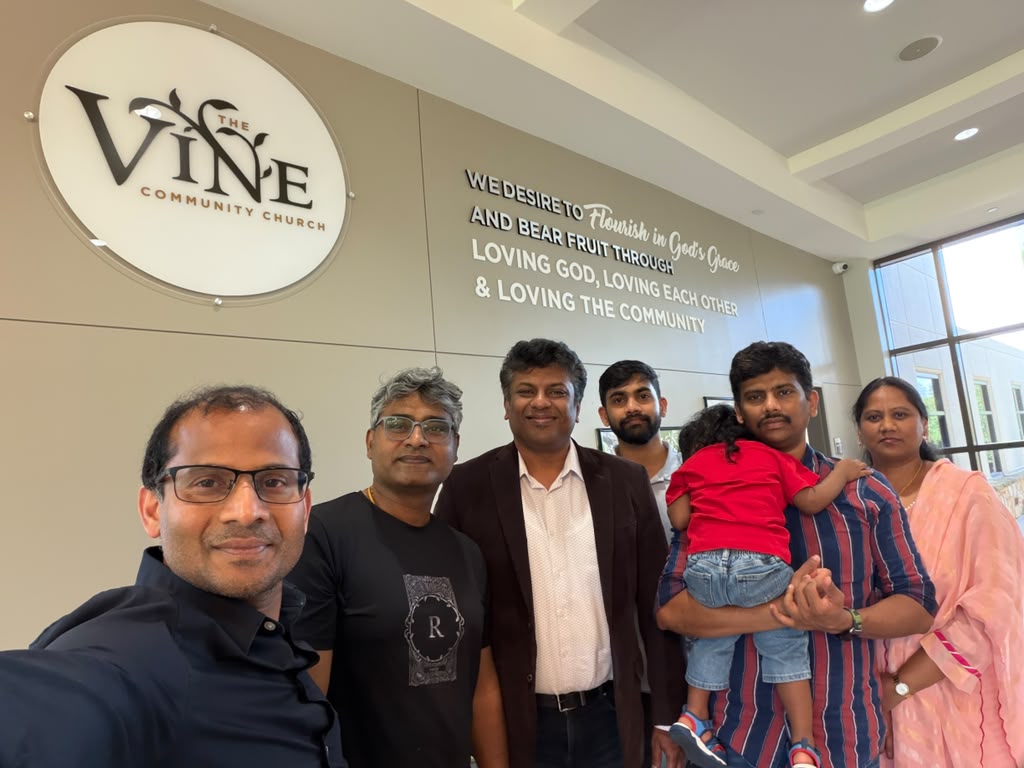 Ravi Mandadi with community and civic leaders